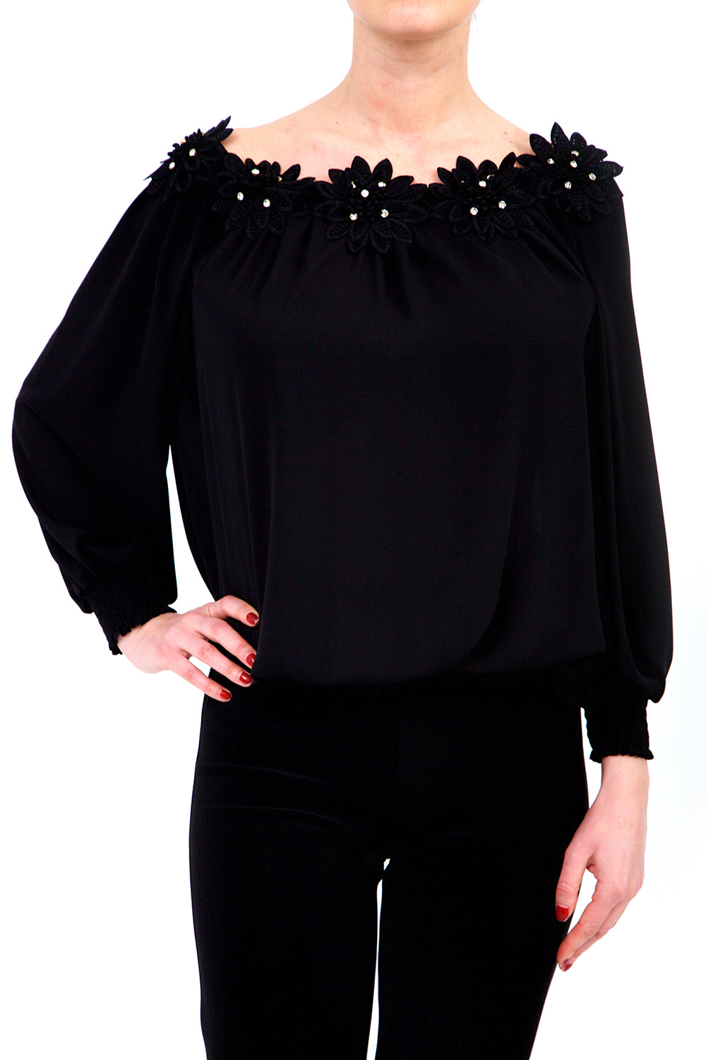 Joseph Ribkoff Black Top Style 231944