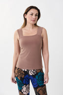 Joseph Ribkoff Nutmeg Classic Square Neck Cami Style 143132