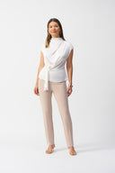 Joseph Ribkoff Parchment Classic Tailored Slim Pant Style 144092