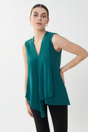 Joseph Ribkoff Rainforest Sleeveless V-neck Tunic Style 161060
