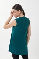 Joseph Ribkoff Rainforest Sleeveless V-neck Tunic Style 161060
