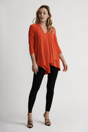 Joseph Ribkoff Papaya Top Style 161066