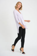 Joseph Ribkoff Lavender Fog Top Style 161066