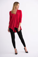 Joseph Ribkoff Red Tunic Style 161066