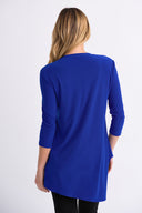 Joseph Ribkoff Royal Sapphire Asymmetric Tunic Style 161066