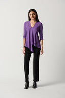 Joseph Ribkoff Violet Asymmetric Tunic Style 161066TT