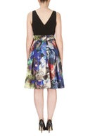 Joseph Ribkoff Blue/Multi/Black Dress Style 171637