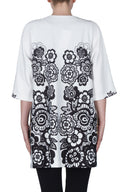 Joseph Ribkoff White/Black Jacket Style 172733