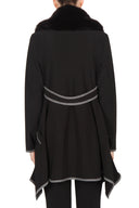 Joseph Ribkoff Black/Grey Coat Style 173355