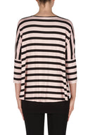 Joseph Ribkoff Black/Pink Tunic Style 181307