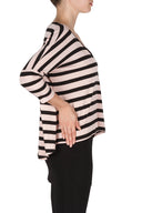 Joseph Ribkoff Black/Pink Tunic Style 181307