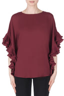 Joseph Ribkoff Cranberry Top Style 183299