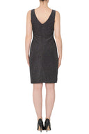 Joseph Ribkoff Silver/Black Dress Style 184547