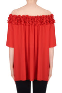 Joseph Ribkoff Lipstick Red Top Style 191243
