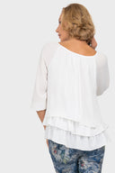 Joseph Ribkoff Off-White Top Style 191247