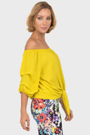 Joseph Ribkoff Top Chartreuse Style 191257