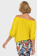 Joseph Ribkoff Top Chartreuse Style 191257