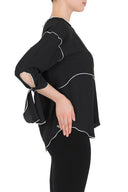 Joseph Ribkoff Black/Vanilla Top Style 191275