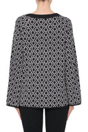 Joseph Ribkoff Black/White Top Style 191686