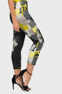 Joseph Ribkoff Black/Multi Pants   Style 191705