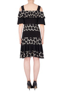 Joseph Ribkoff Beige/Black Dress Style 191812