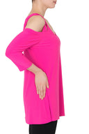 Joseph Ribkoff Neon Pink Tunic Style 192073