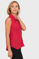 Joseph Ribkoff Lipstick Red Top Style 192259