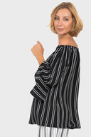 Joseph Ribkoff Black/White Top Style 192900