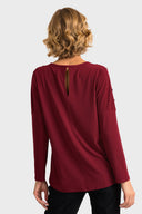Joseph Ribkoff Imperial Red Top Style 194107