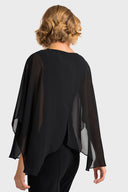 Joseph Ribkoff Black Blouse Style 194231