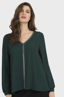 Joseph Ribkoff Pure Emerlad Top Style 194232