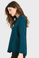 Joseph Ribkoff Mermaid Green Blouse Style 194419