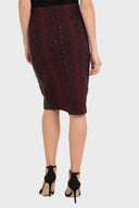 Joseph Ribkoff Black/Red Skirt Style 194666