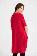 Joseph Ribkoff Lipstick Red Tunic/Dress Style 201079