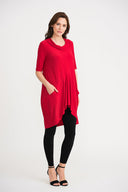 Joseph Ribkoff Lipstick Red Tunic/Dress Style 201079