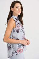 Joseph Ribkoff Grey/Multi Top Style 201223