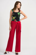 Joseph Ribkoff Lipstick Red Pants Style 201254
