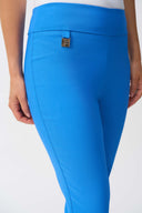 Joseph Ribkoff Coastal Blue Cropped Woven Pant Style 201536