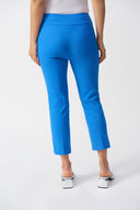 Joseph Ribkoff Coastal Blue Cropped Woven Pant Style 201536