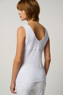Joseph Ribkoff White Classic V-Neck Cami Style 201546