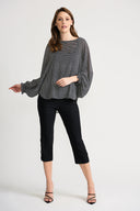 Joseph Ribkoff Black/White Twin set Style 202014