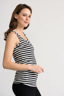 Joseph Ribkoff Black/Multi Top Style 202072