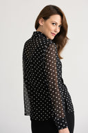 Joseph Ribkoff Black/White Blouse Style 202142