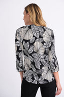 Joseph Ribkoff Black/Beige Twin Set style 202220