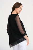 Joseph Ribkoff Black Top Style 202383