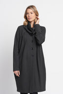 Joseph Ribkoff Charcoal Coat Style 203008