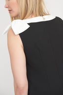 Joseph Ribkoff Black/Vanilla Dress Style 203146
