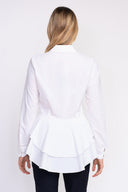 Joseph Ribkoff White Blouse Style 203305