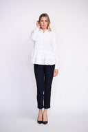 Joseph Ribkoff White Blouse Style 203305