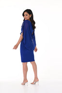 Frank Lyman Chiffon Cape Dress Style 209228